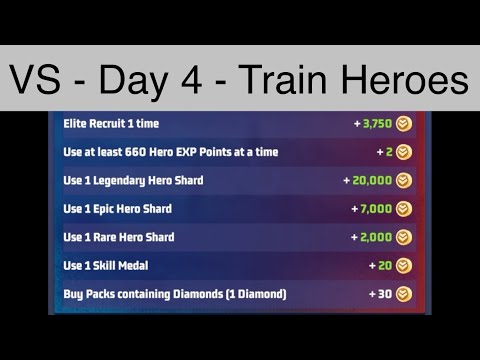 اليوم الرابع: تدريب الأبطال (Train Heroes)